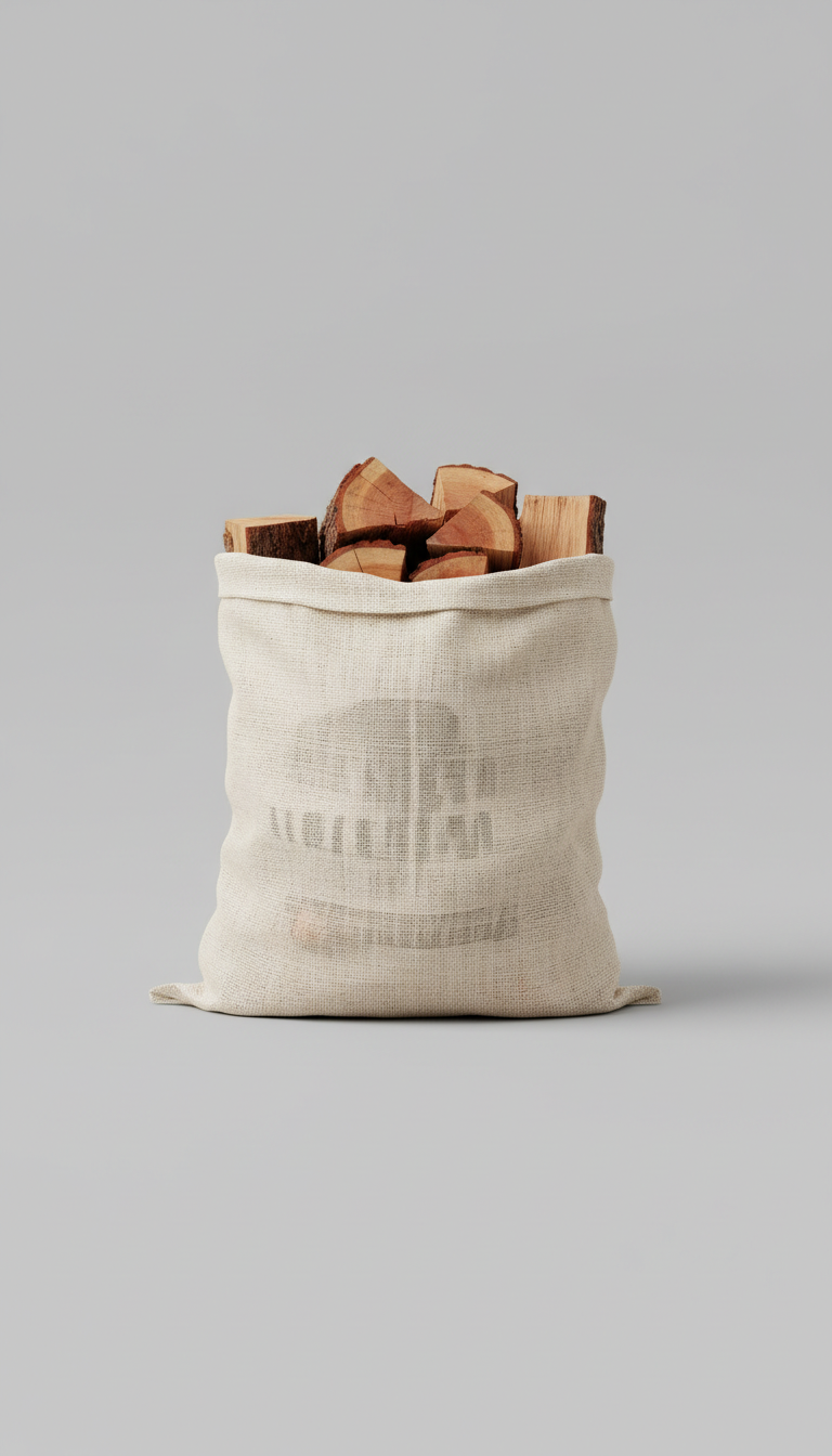 Branded bagged firewood