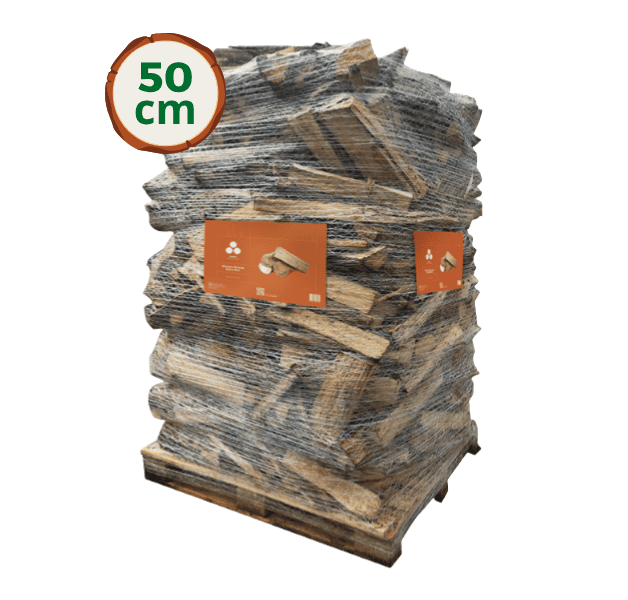 Firewood 50 cm Wooday – 100% Hardwood – 2.5 Stere