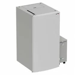 Folaca Pellet Boiler with self-cleaning pot and ash compactor