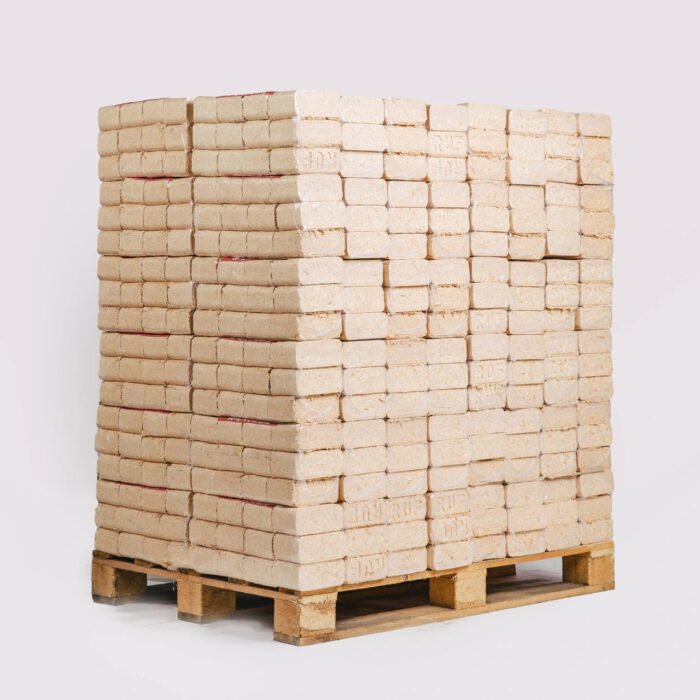 Bricchetti di legno 100% di conifera – Pallet da 960 kg