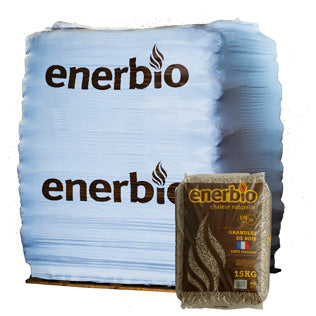 Pellet di legno Premium Enerbio – Sacchi da 15 kg
