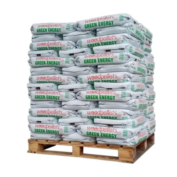 Green Energy DINplus Pellets – 65 Bags of 15 KG