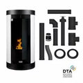 Sealed Pellet Stove Anna Pack + Concentric Flue Kit Rear Outlet - 10 kW