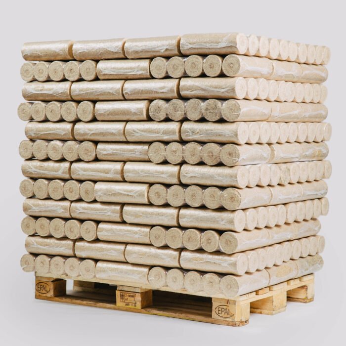 Bricchetti di legno (Pellini) senza foro – Pallet da 960 Kg
