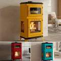 Stufa a legna con forno Fusio Pop - 7 Kw