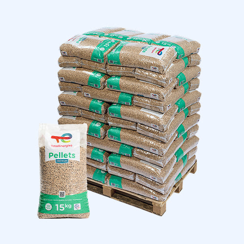 Pedana di pellet premium in sacchi