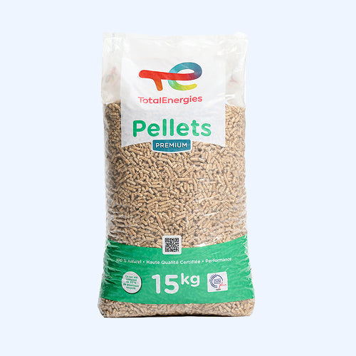 Pellet Total Premium – Pallet da 66 sacchi da 15 kg (990 kg)